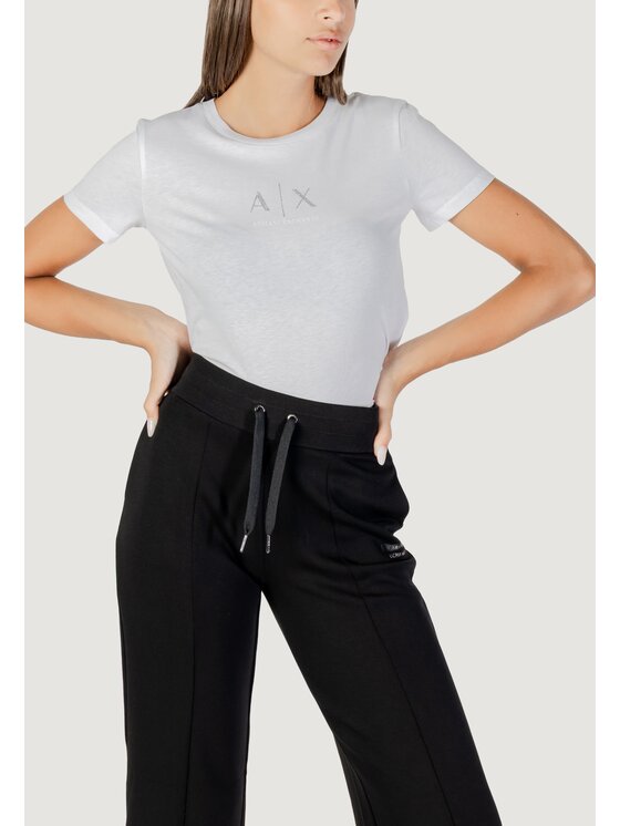Armani Exchange T-Shirt XW001459 AF10356 Biały Casual Fit