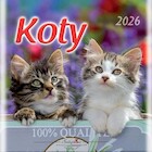 Kalendarz 2026 wieloplanszowy 33x33cm Koty