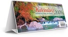 Kalendarz 2026 biurkowy mini poziomy stojący