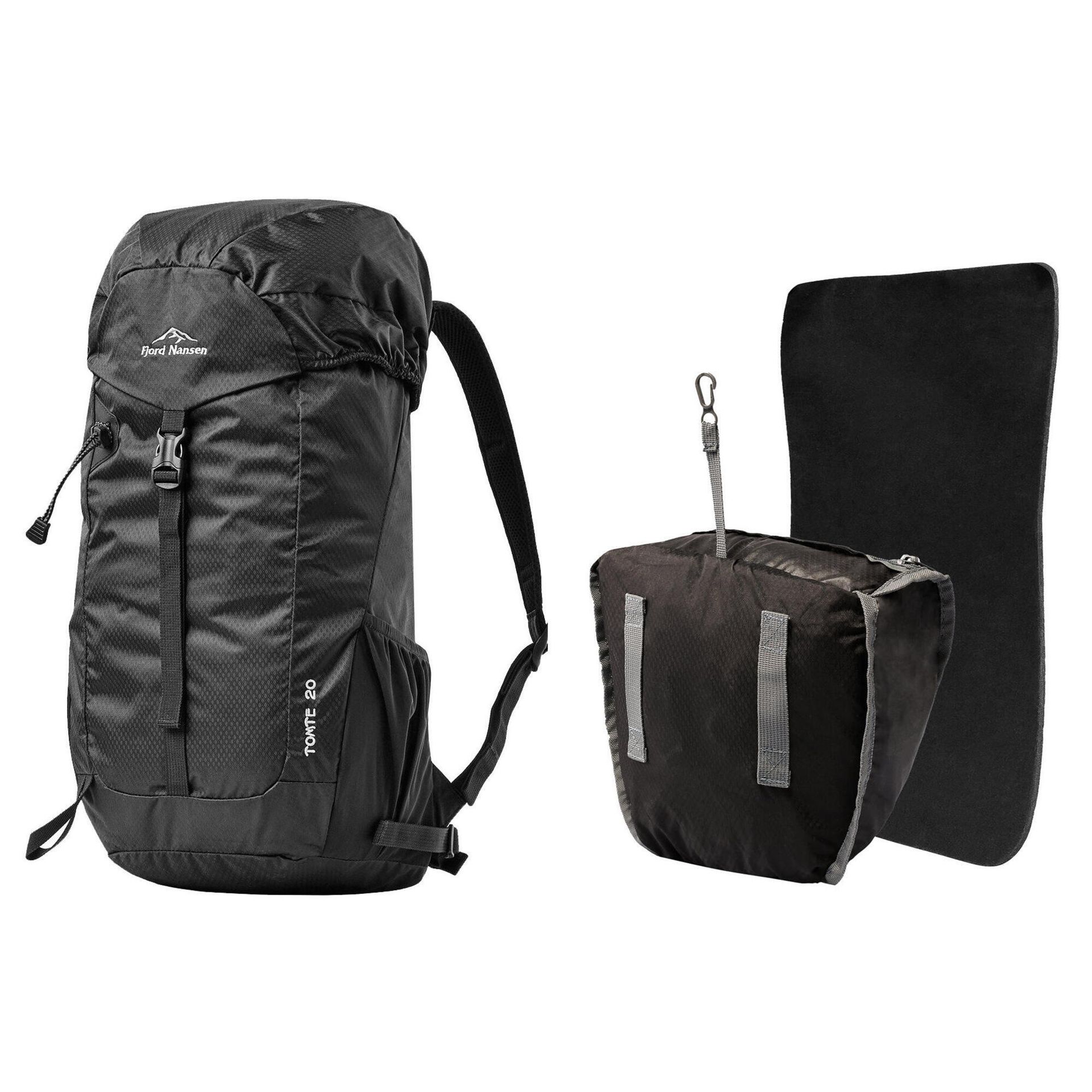 Plecak Fjord Nansen Tomte 20 l Black