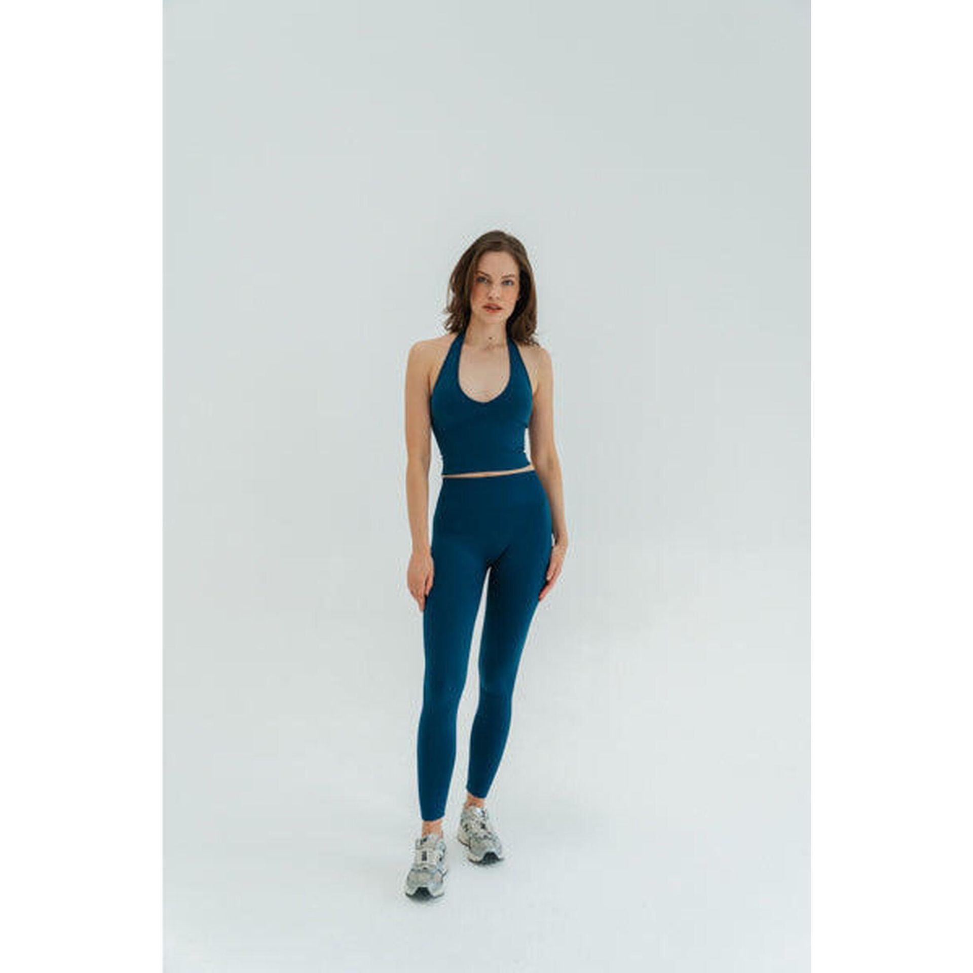 Legginsy modelujące do jogi Monoholi Malbu Evenings z wysokim stanem