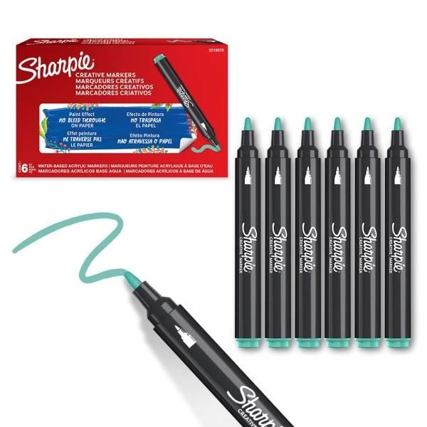 Sharpie Markery akrylowe morskie (6szt)