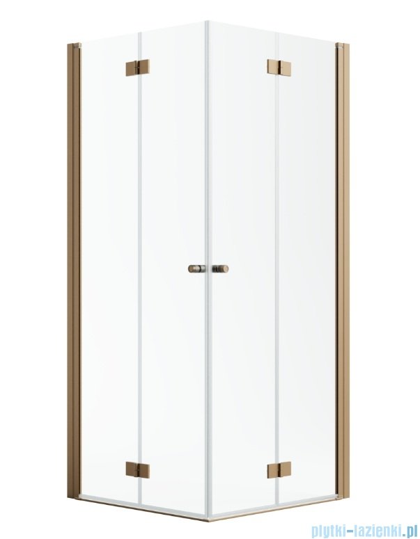 Radaway Nes Kdd B Brushed Copper kabina 100x100cm szczotkowana miedź 10024100-93-01L/10024100-93-01R
