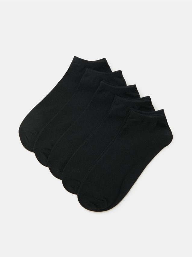Sinsay - Skarpetki stopki 5pack - czarny