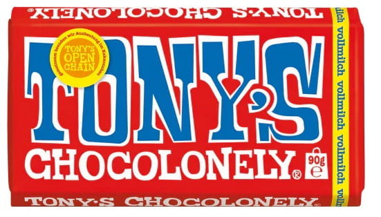90g TONY'S Vollmilch czekolada pełnomleczna