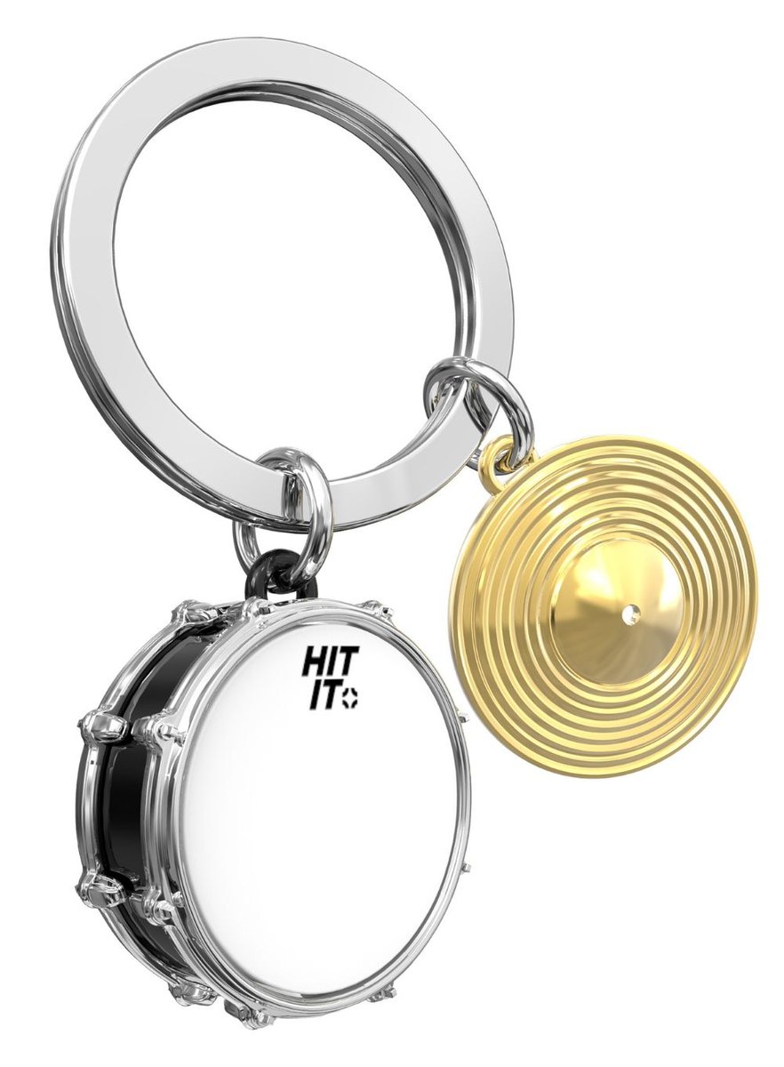 Brelok do kluczy torebki Metalmorphose - perkusja bębny