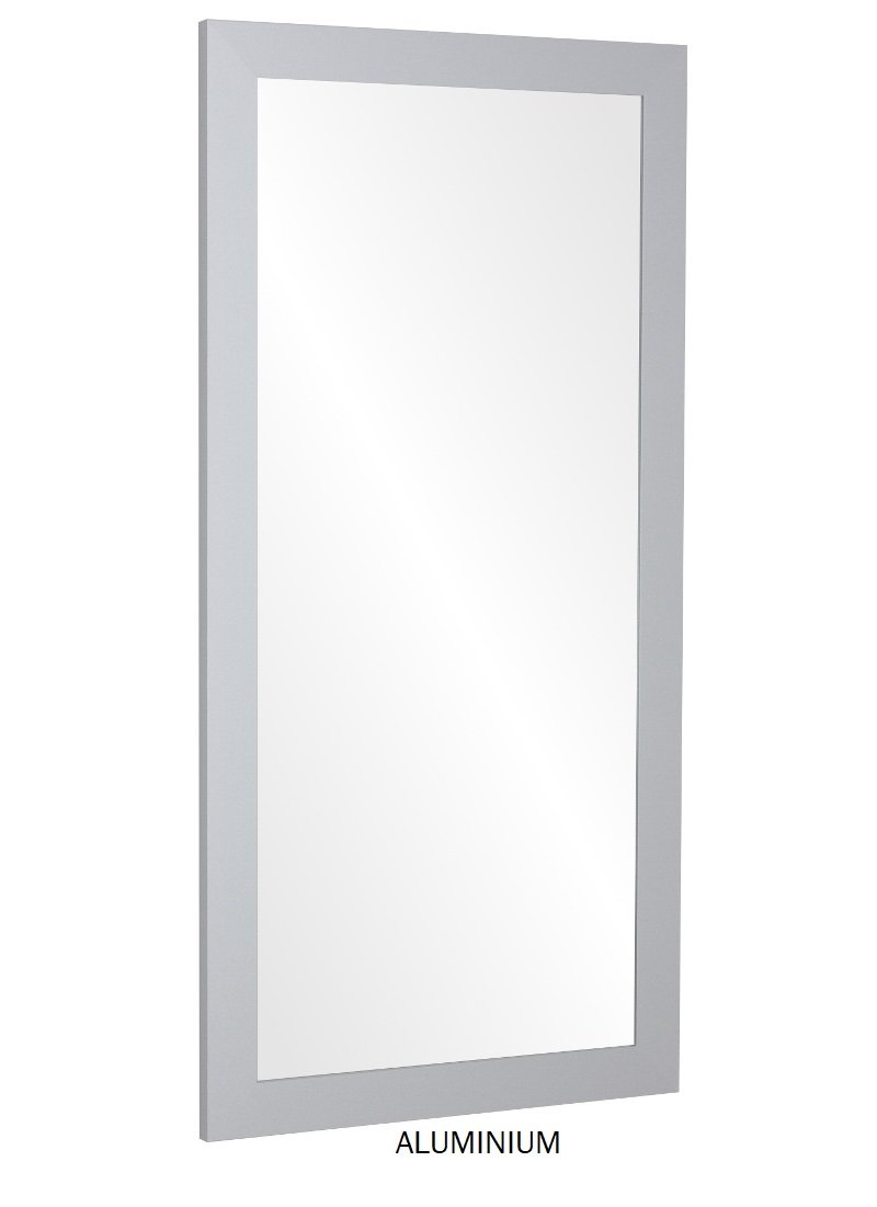 Lustro Profilmat w ramie ALU, SREBRNEJ 130X50 PREMIUM