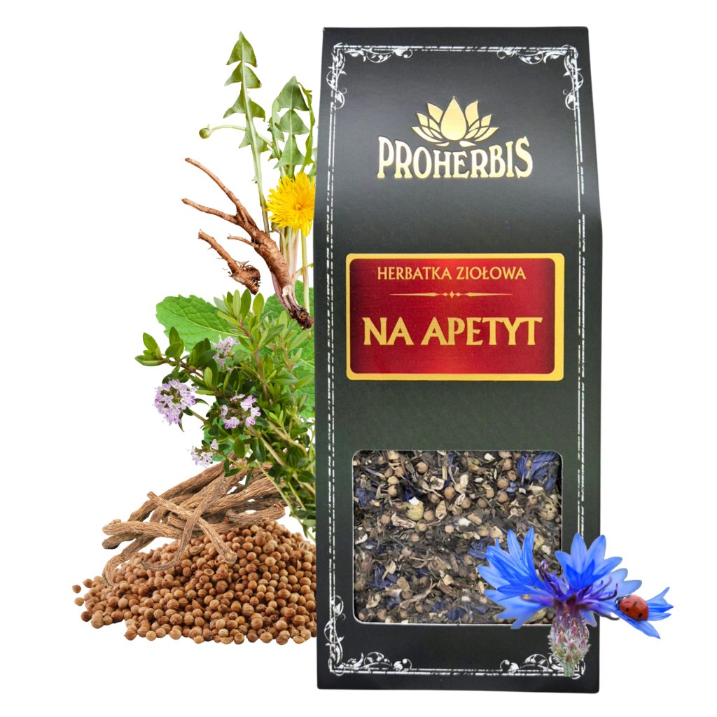 Na Apetyt naturalna herbatka ziołowa 100g wspomaga trawienie APETYT