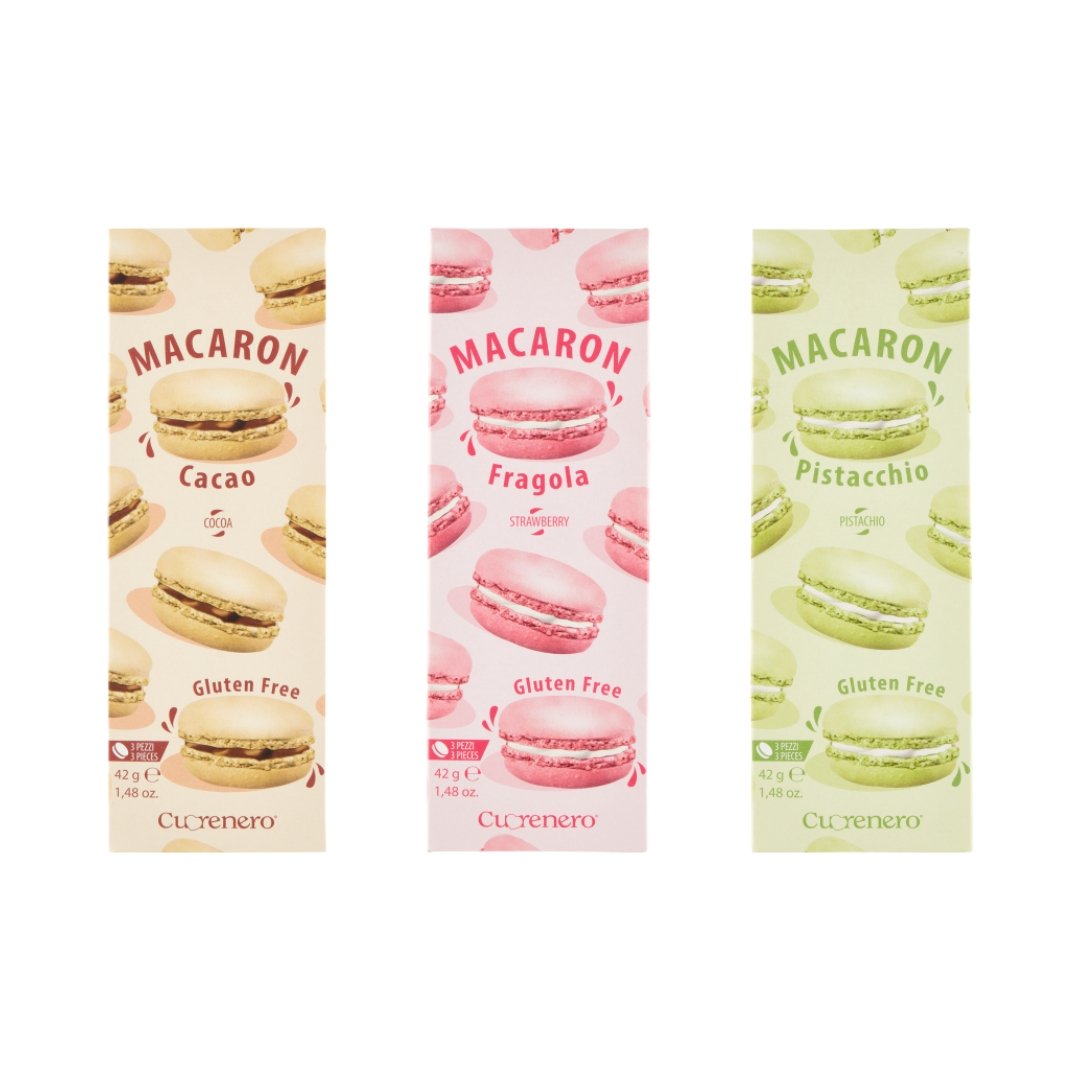 Makaroniki różne smaki - Cuoronero 3 x 42g