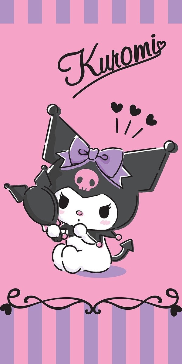 Ręcznik Hello Kitty Kuromi HK242002 70 x 140 cm
