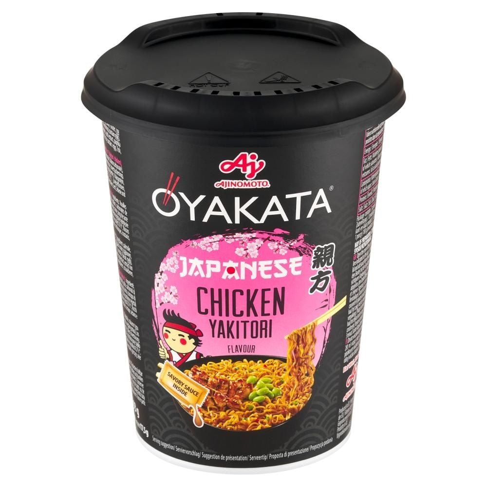 Oyakata Chicken Yakitori Danie instant z sosem i makaronem o smaku grilowanego kurczaka yakitori 93