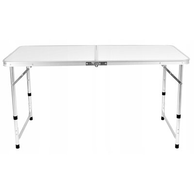 Stolik turystyczny OUTDORIUM Trip Biało-srebrny