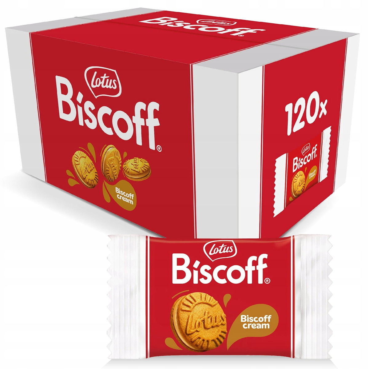 LOTUS Biscoff Cream Doppel ciasteczka 120 szt 1200g