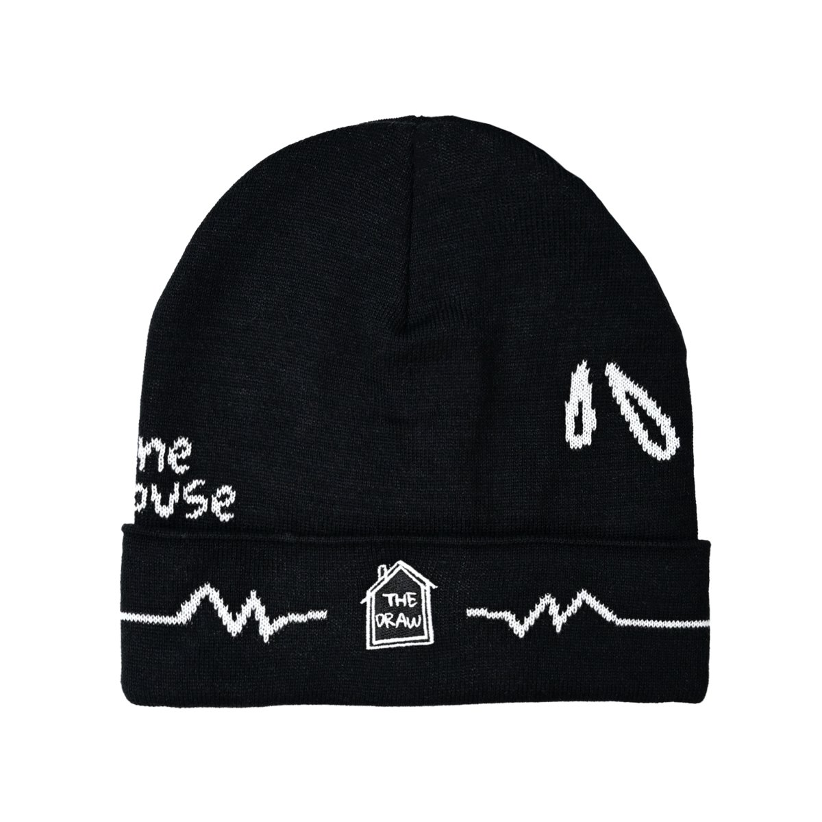 Czapka zimowa Draw The Line Czarna unisex The Draw House