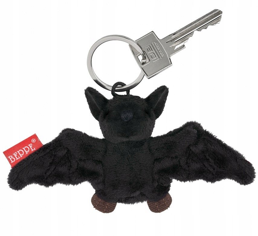 Maskotka Brelok Nietoperz Czarny - 8cm