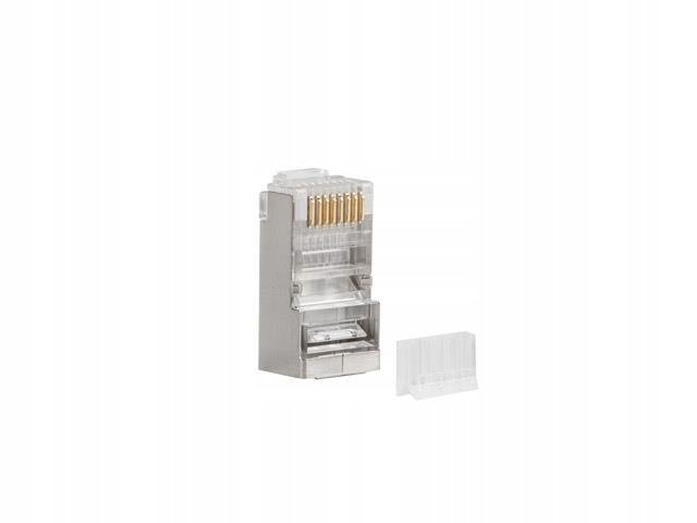Wtyk sieciowy Lanberg PLS-6020 RJ-45 8P8C kat. 6 FTP 20 sztuk z prowadnicą