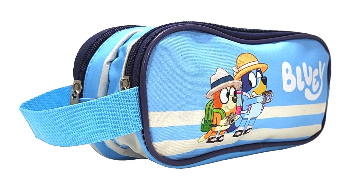 Dwukomorowy piórnik Bluey 22 x 9 x 8 cm