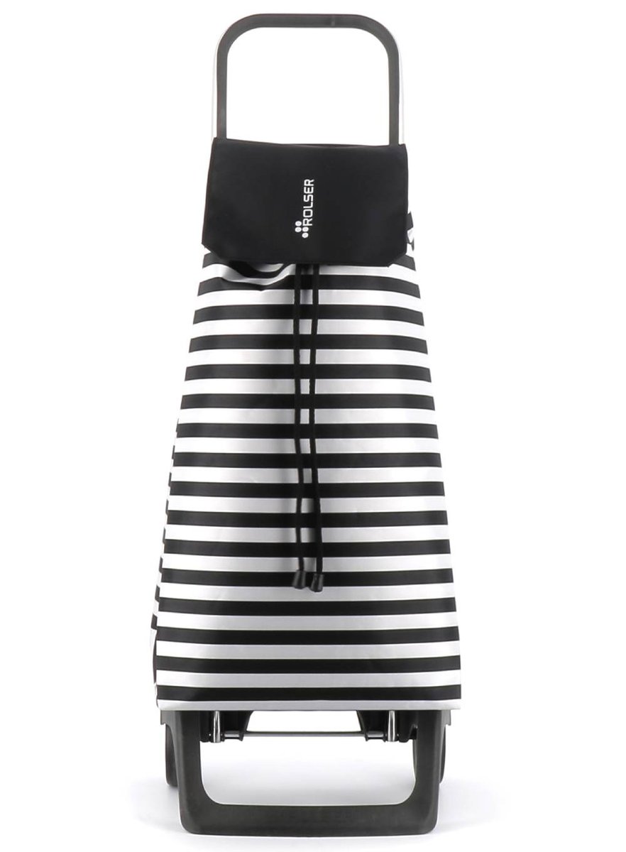 Wózek na zakupy 2-kołowy Rolser Jet Marina Joy - white / black