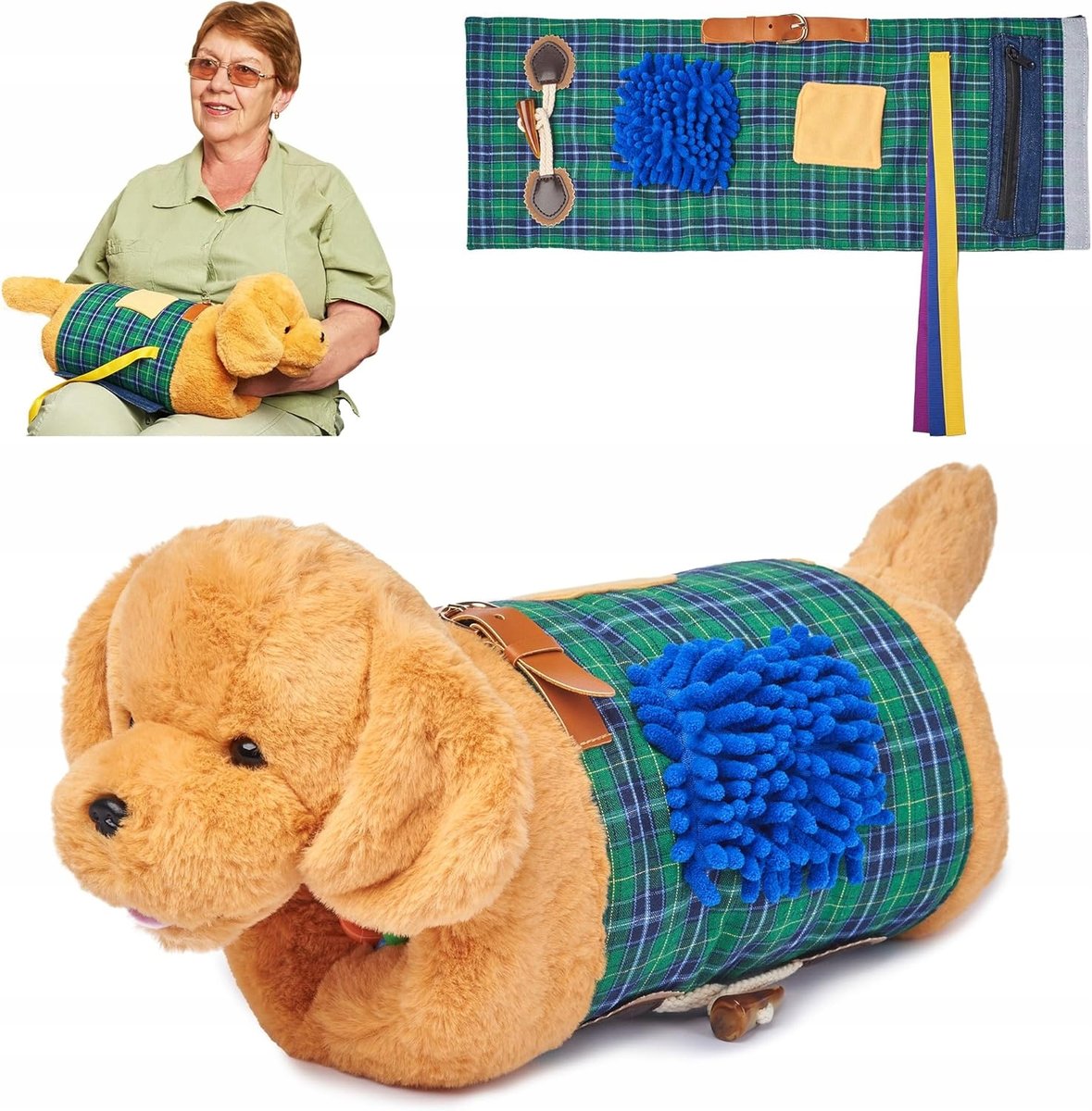 KOCYK TULEJA DLA OSÓB STARSZYCH NA DEMENCJĘ ALZHEIMERA ZABAWKA SENSORYCZNA