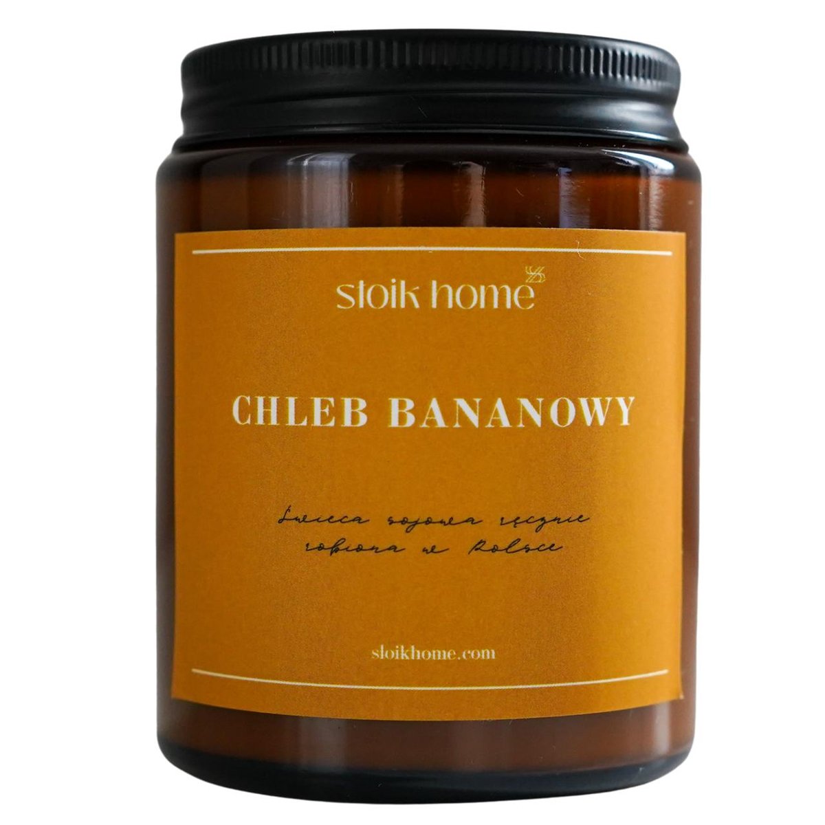 Świeca sojowa Chleb Bananowy – zapachowa 150 ml Słoik Home