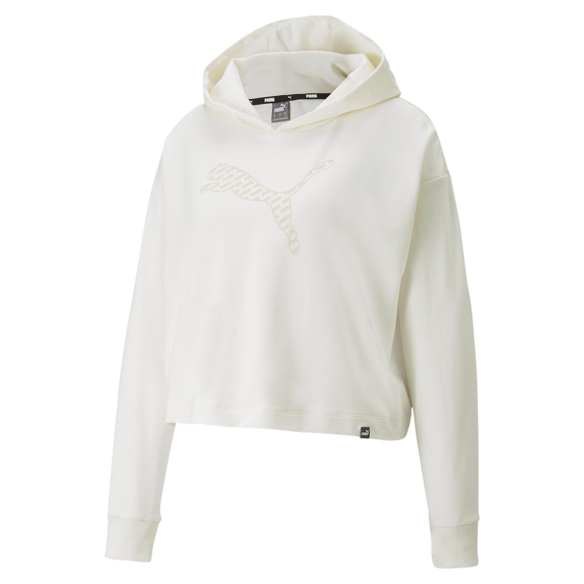 Bluza z kapturem damska Puma POWER SUMMER GRAPHIC beżowa 84840299-M