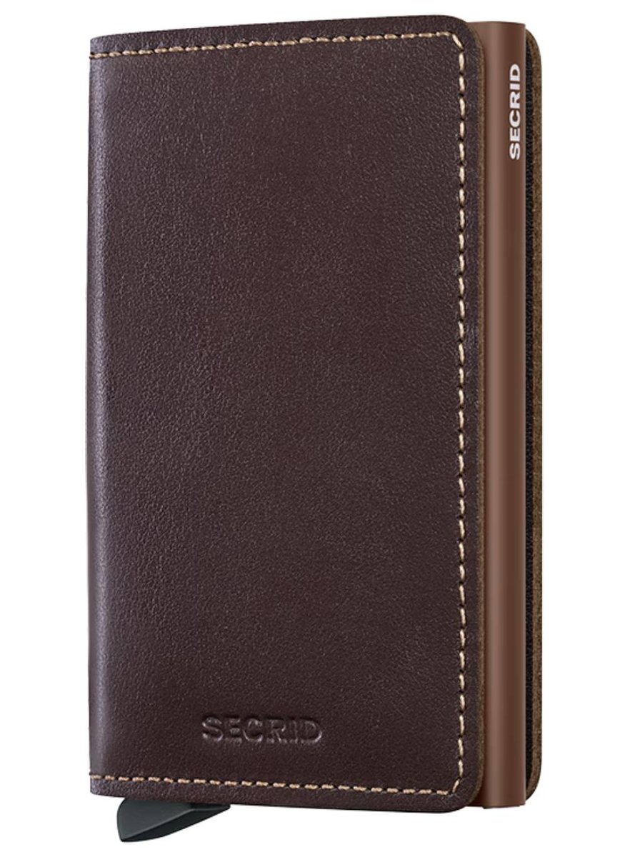 Mały portfel RFID Slimwallet Secrid Original - chocolate