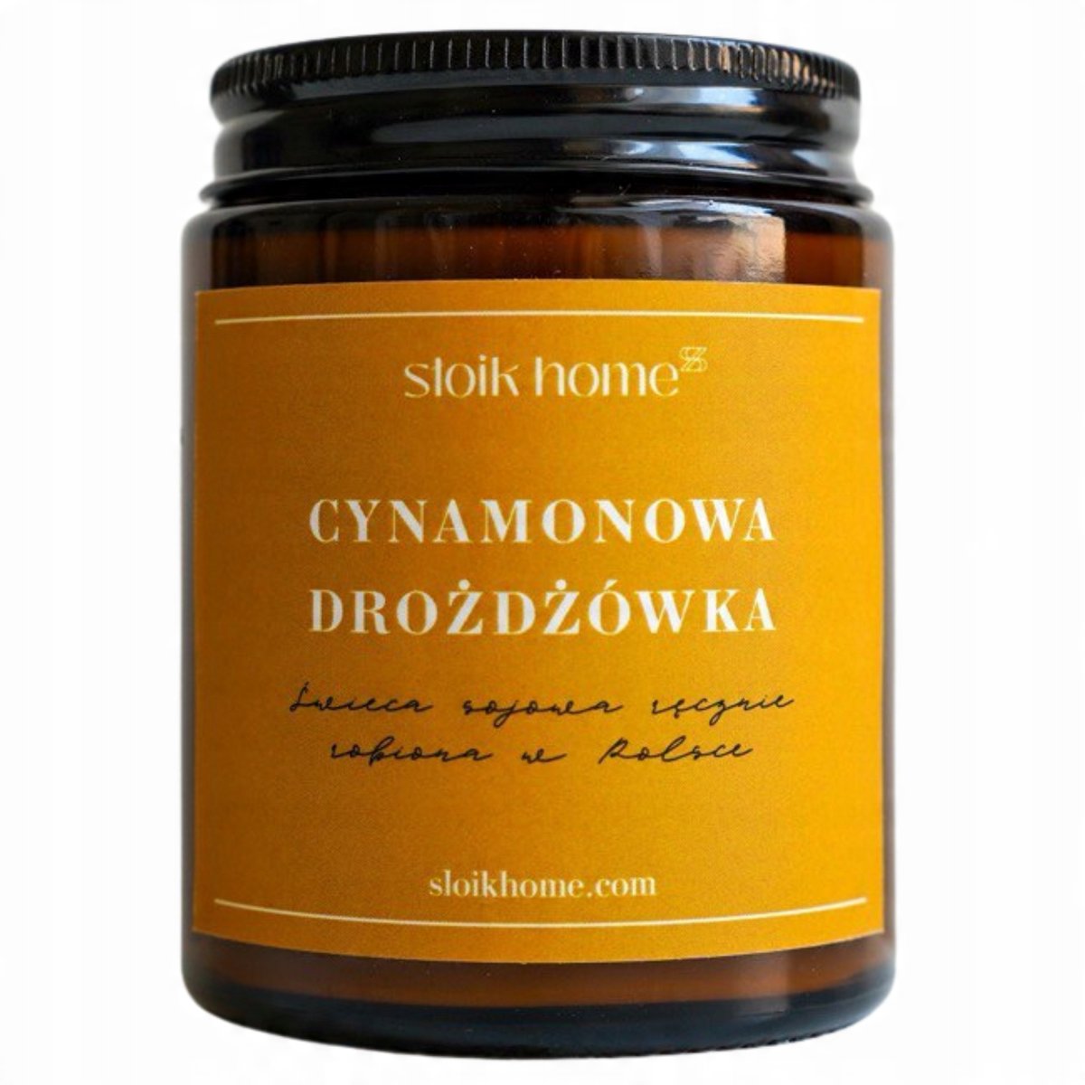 Świeca sojowa Cynamonowa Drożdżówka – zapachowa 150 ml Słoik Home
