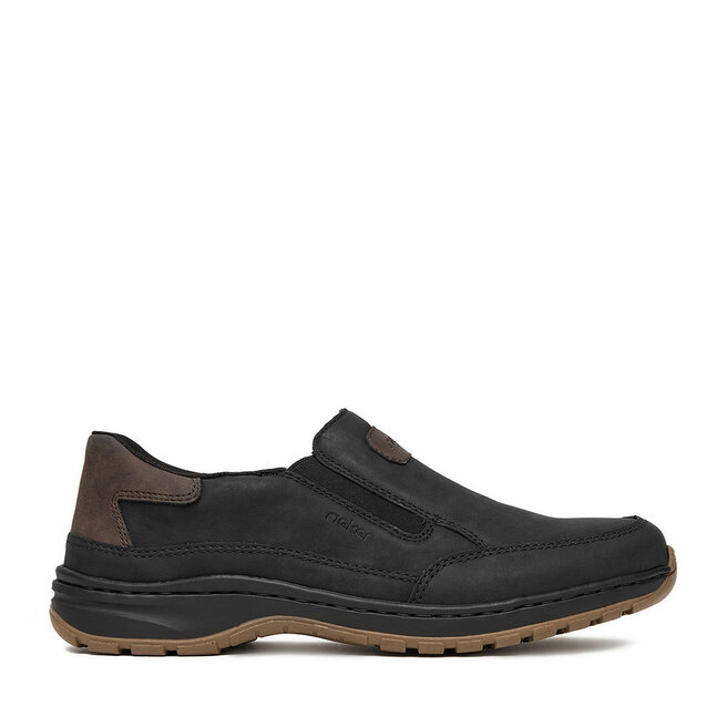 Półbuty Rieker 03365-00 Czarny