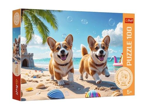 Puzzle Corgi - piesek 100 Trefl - puzzle