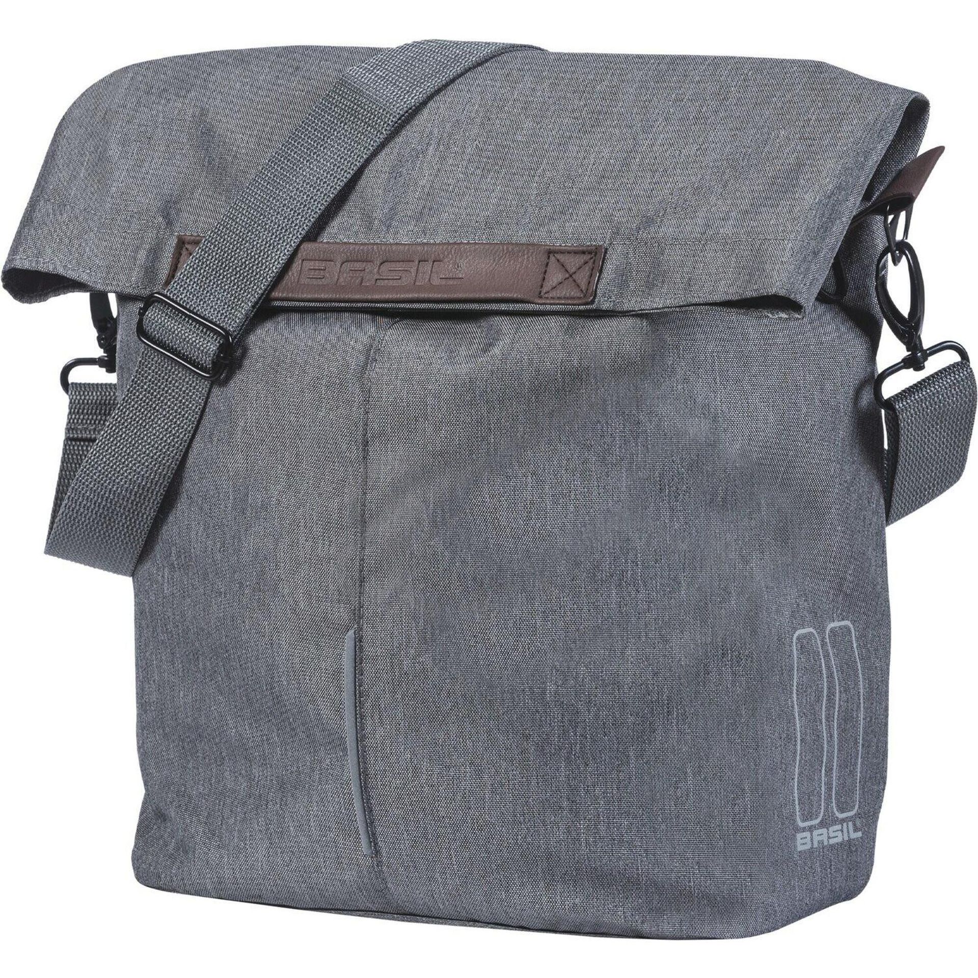 Basil Sakwa Miejska Pojedyńcza CITY SHOPPER 14-16L, szary (NEW) A-BAS-17780