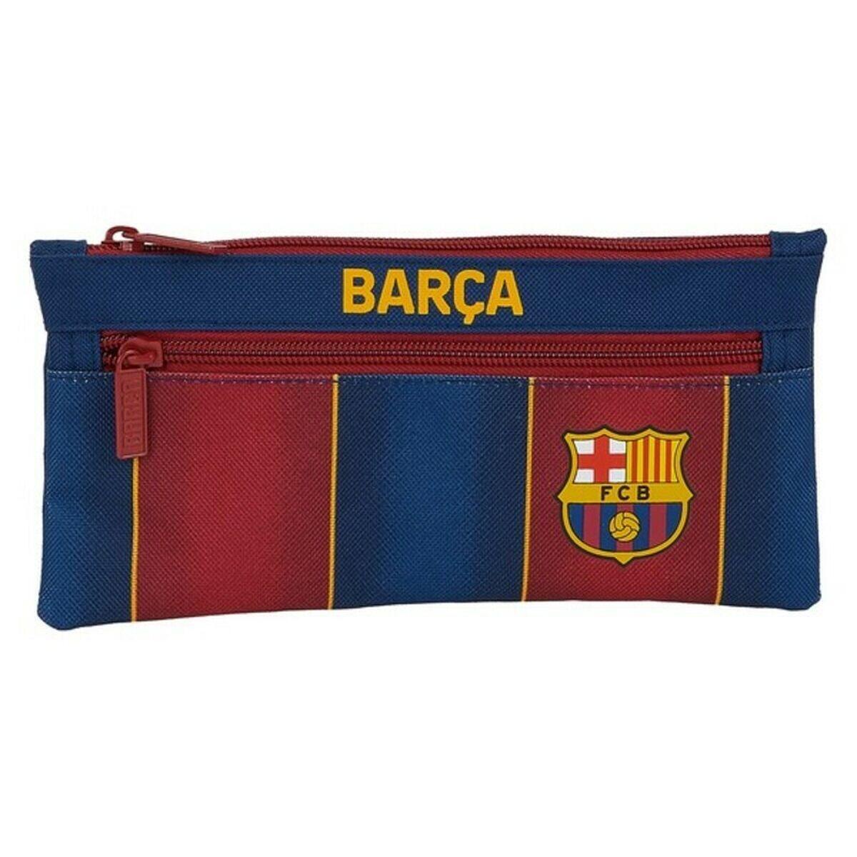 Piórnik saszetka, dla chłopca, FC Barcelona, granatowy