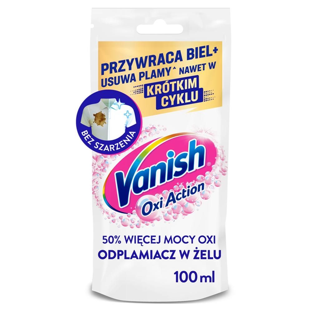 Vanish Oxi Action White Odplamiacz do tkanin w żelu 100 ml