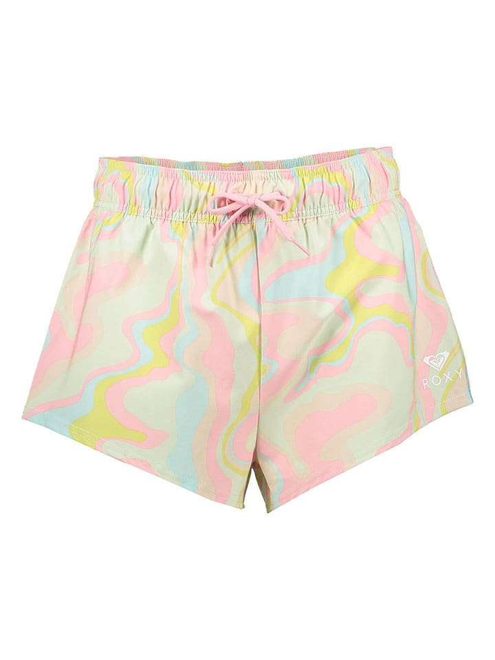Roxy Szorty w kolorze jasnoróżowym ze wzorem