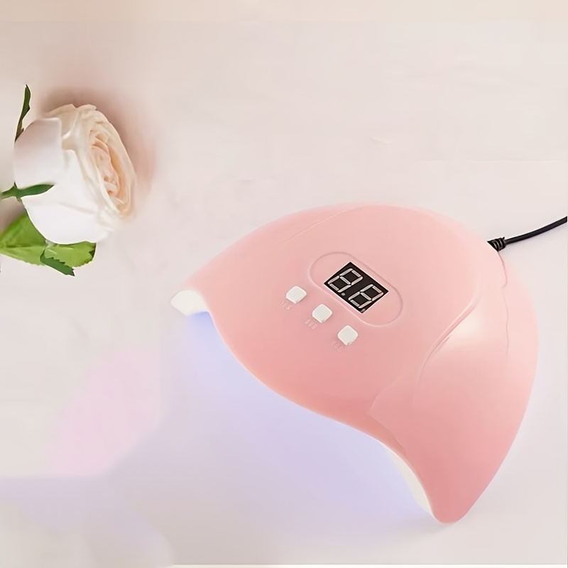 TEMU 1 szt. profesjonalna lampa do manicure z czasowaniem cyfrowym i inteligentnym czujnikiem, idealny prezent dla kobiet