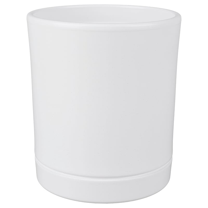 Osłonka doniczki ceramiczna Arcano 13.5 cm biała Ceramik