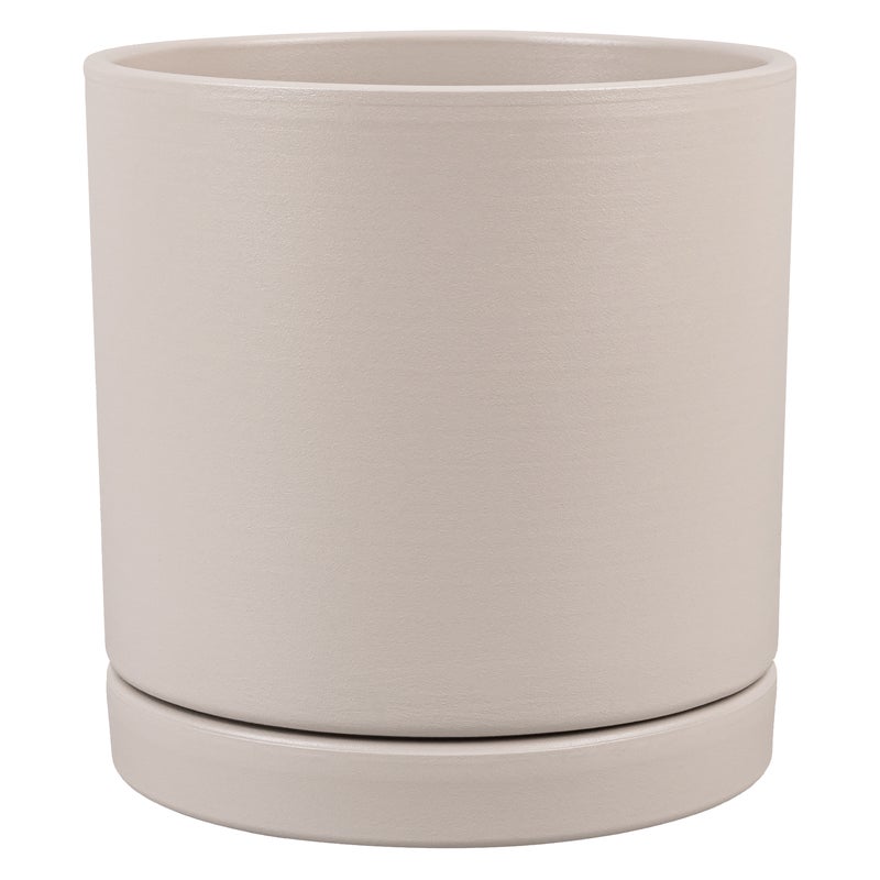 Doniczka z podstawką ceramiczna Vienna 21 cm kaszmirowa Ceramik