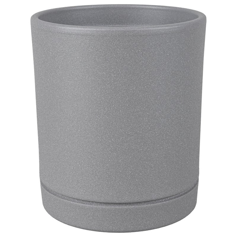 Osłonka doniczki ceramiczna Arcano 13.5 cm szara Ceramik