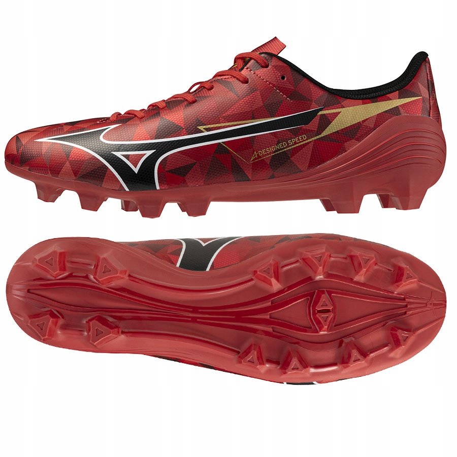 Buty Mizuno Alfa II Select FG P1GA256560 czerwony 42 1/2