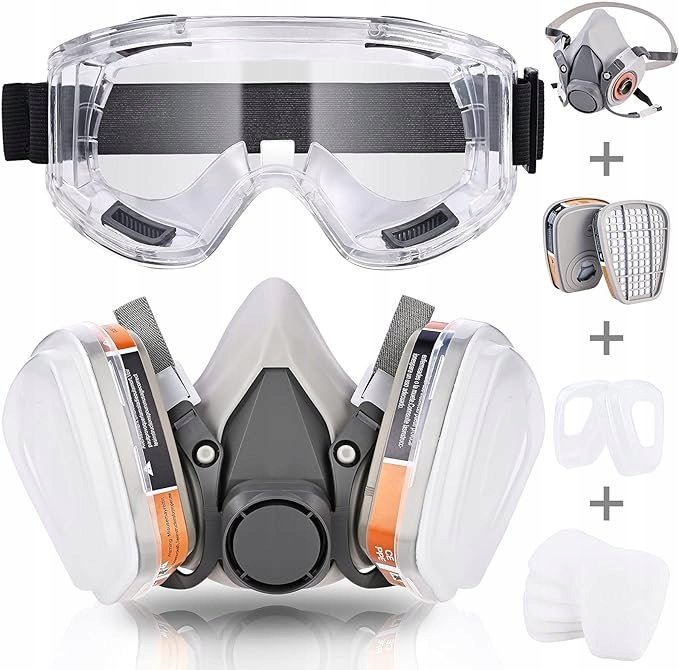 Maska Przeciwpyłowa Faburo z Filtrem Zapasowym