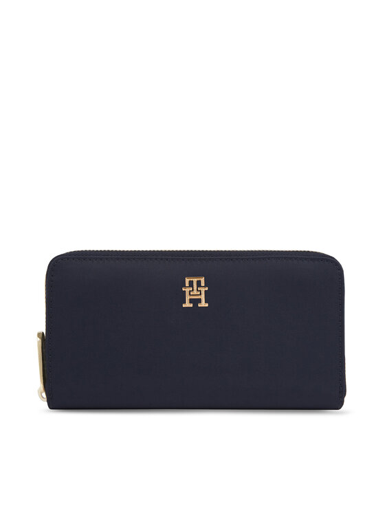 Tommy Hilfiger Duży Portfel Damski Poppy Th Large Za AW0AW15642 Granatowy
