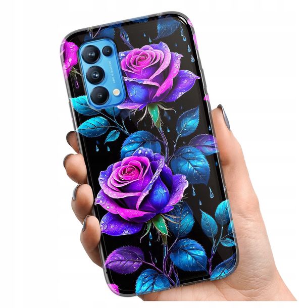 Etui Na Telefon Oppo Reno 5 5g Case Obudowa Pokrowiec Ze Wzorem + Szkło