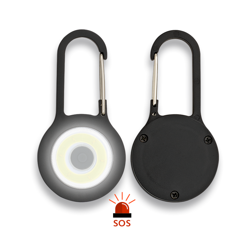 Barbaric Karabińczyk z latarką Black PVC (09901)