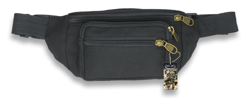 Nerka Barbaric Fanny Pack Black Canvas (34931-NE)