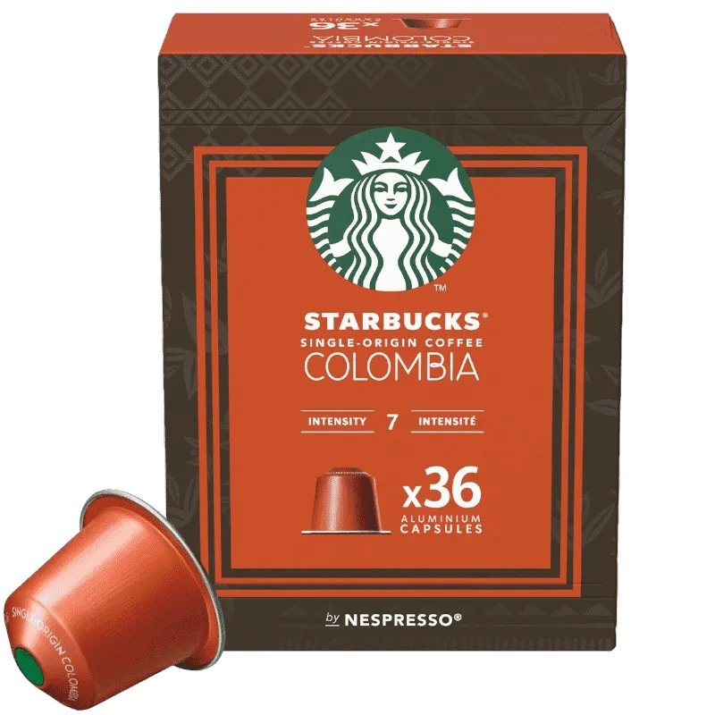 36 kapsułek Starbucks Single-Origin Colombia by Nespresso - kawa kolumbijska