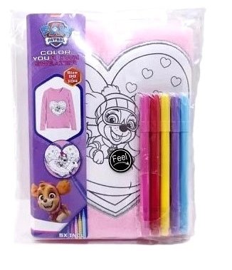 cienka bluza do malowania polarowa bluzka Psi Patrol Skye 98-104cm