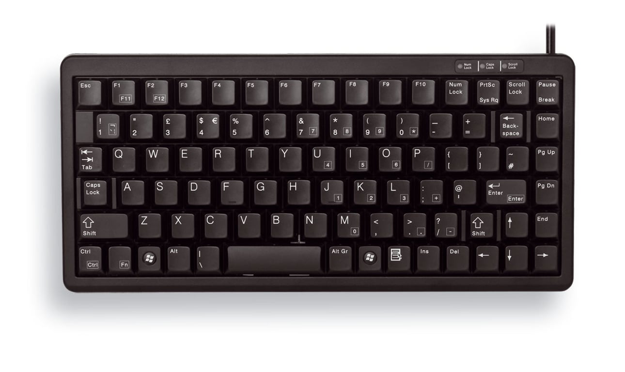 CHERRY G84-4100 klawiatura Uniwersalne USB + PS/2 QWERTY British English Czarny