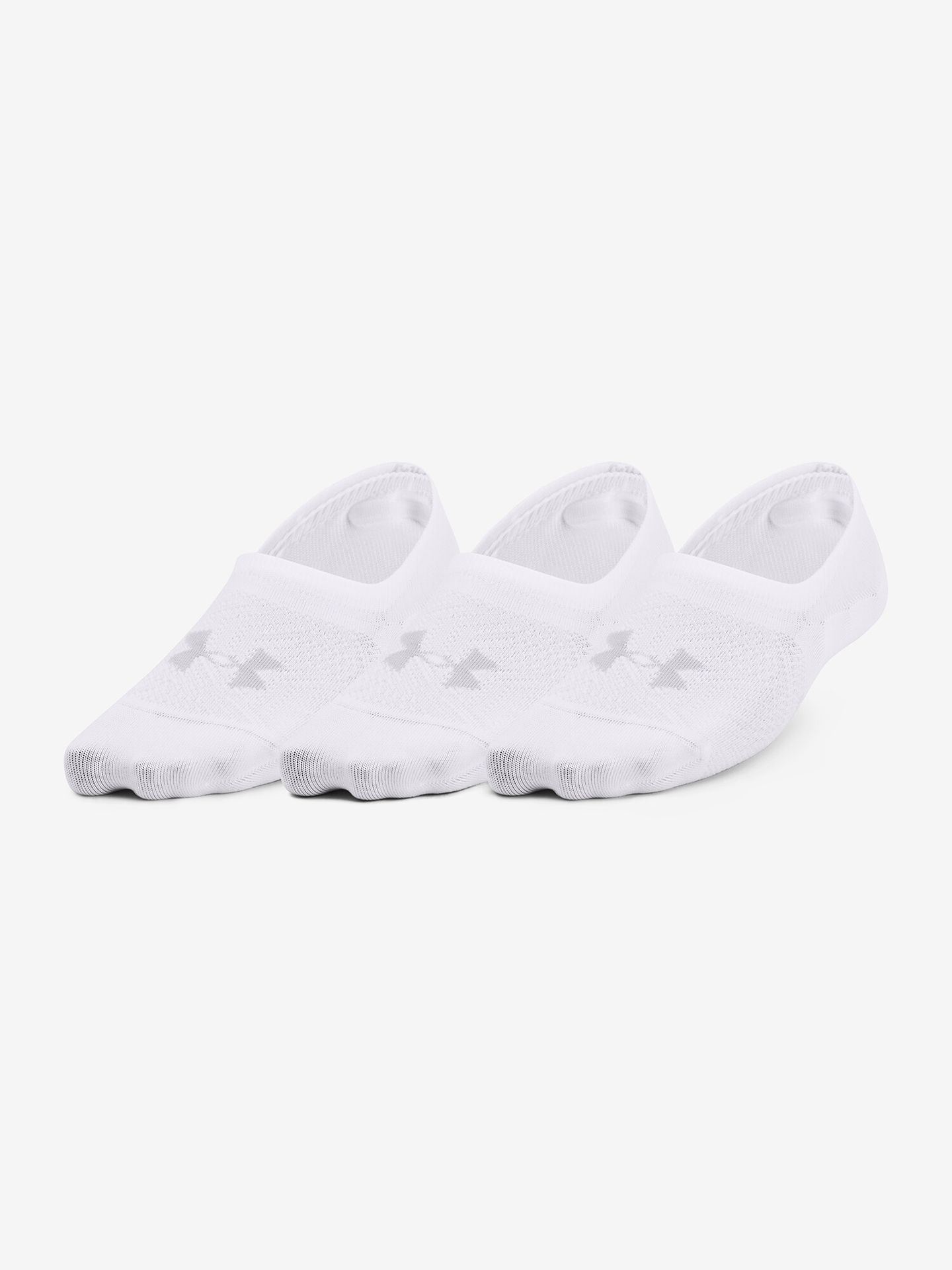 Skarpetki damskie Under Armour Breathe Lite Ultra Low 3p-WHT M