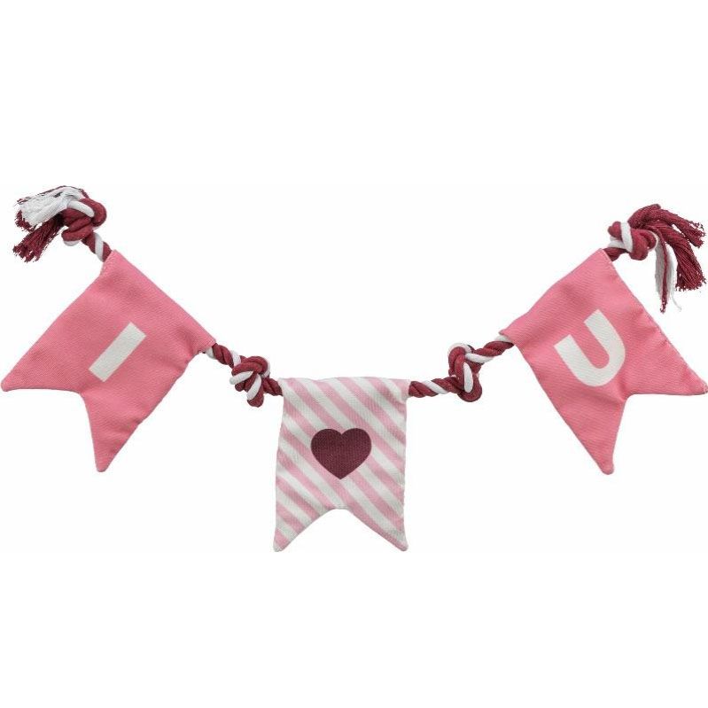 Sznur walentynkowy, zabawka, dla psa, 50 cm