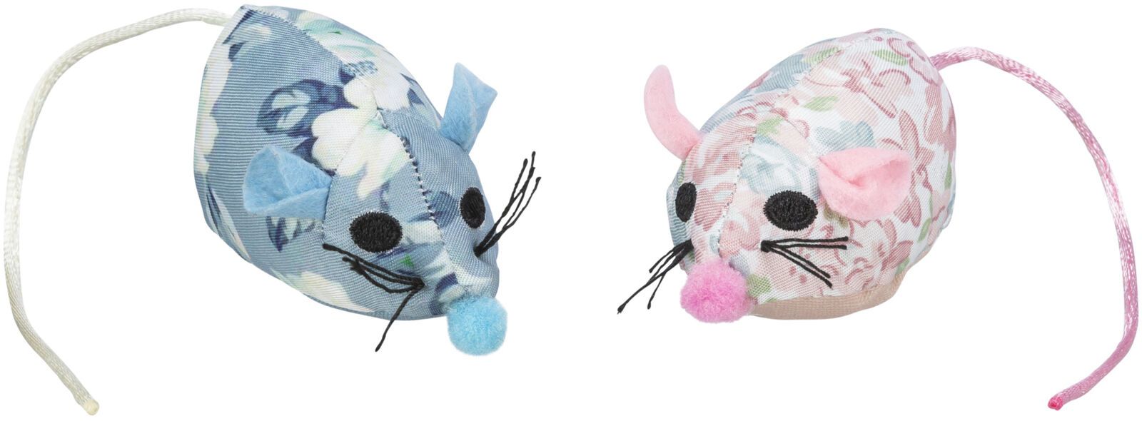 Zestaw myszek, dla kota, poliester, 4, 5 cm, z kocimiętką