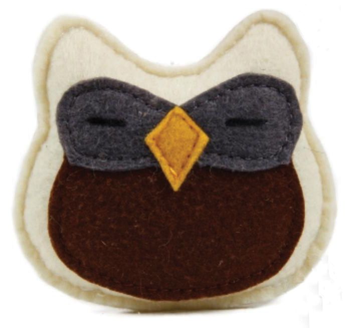 Zabawka dla kota, sowa, 8 x 8cm